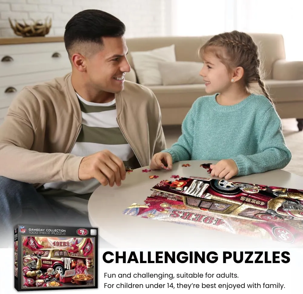 MasterPieces NFL Gameday Puzzles Collection - NFL Gameday Tailgate 1000 Piece Jigsaw Puzzle
