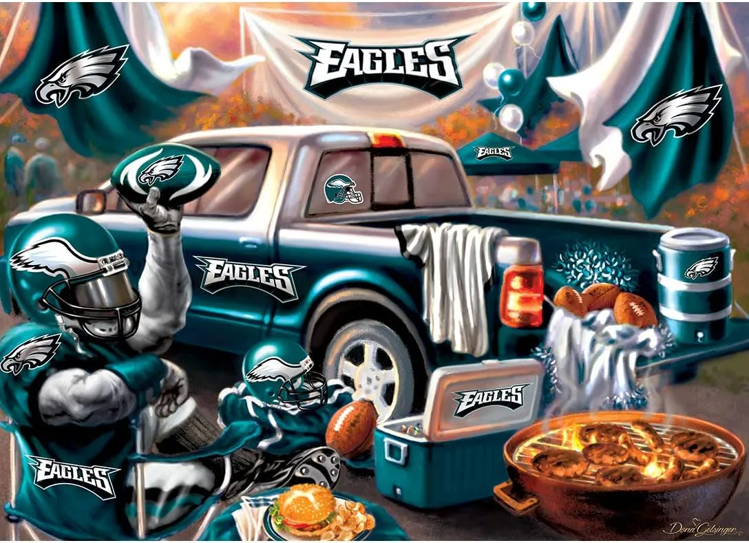 MasterPieces NFL Gameday Puzzles Collection - NFL Gameday Tailgate 1000 Piece Jigsaw Puzzle