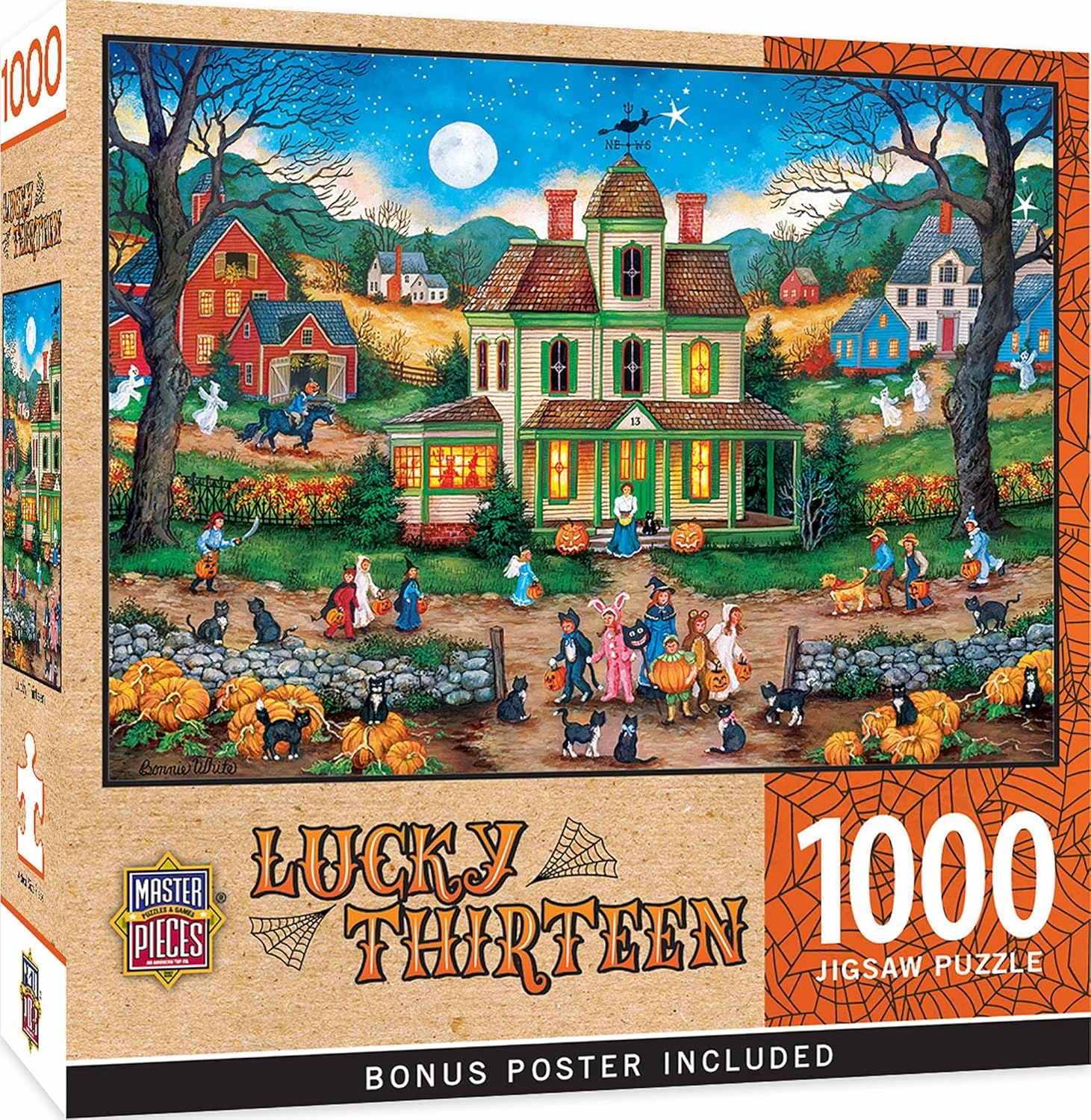 MasterPieces 1000 Piece Halloween Jigsaw Puzzle - Lucky Thirteen - 19.25"x26.75"