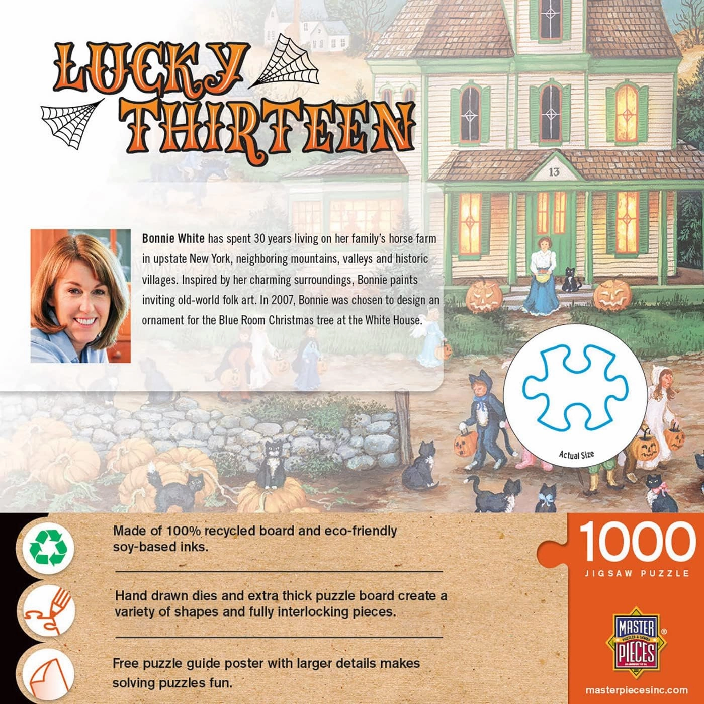 MasterPieces 1000 Piece Halloween Jigsaw Puzzle - Lucky Thirteen - 19.25"x26.75"