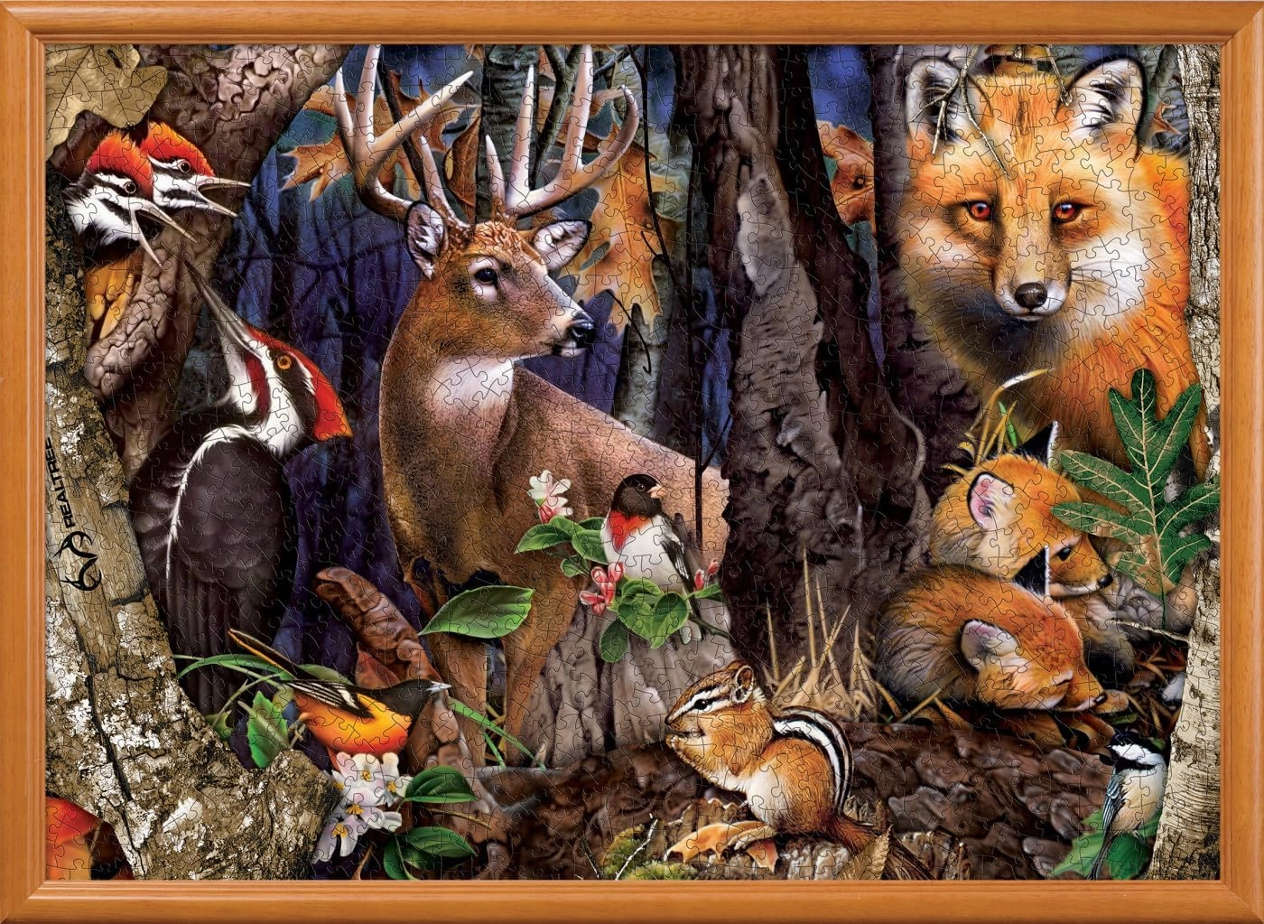 MasterPieces 1000 Piece Jigsaw Puzzle for Adults, Family, Or Youth - Forest Gathering - 19.25"x26.75"