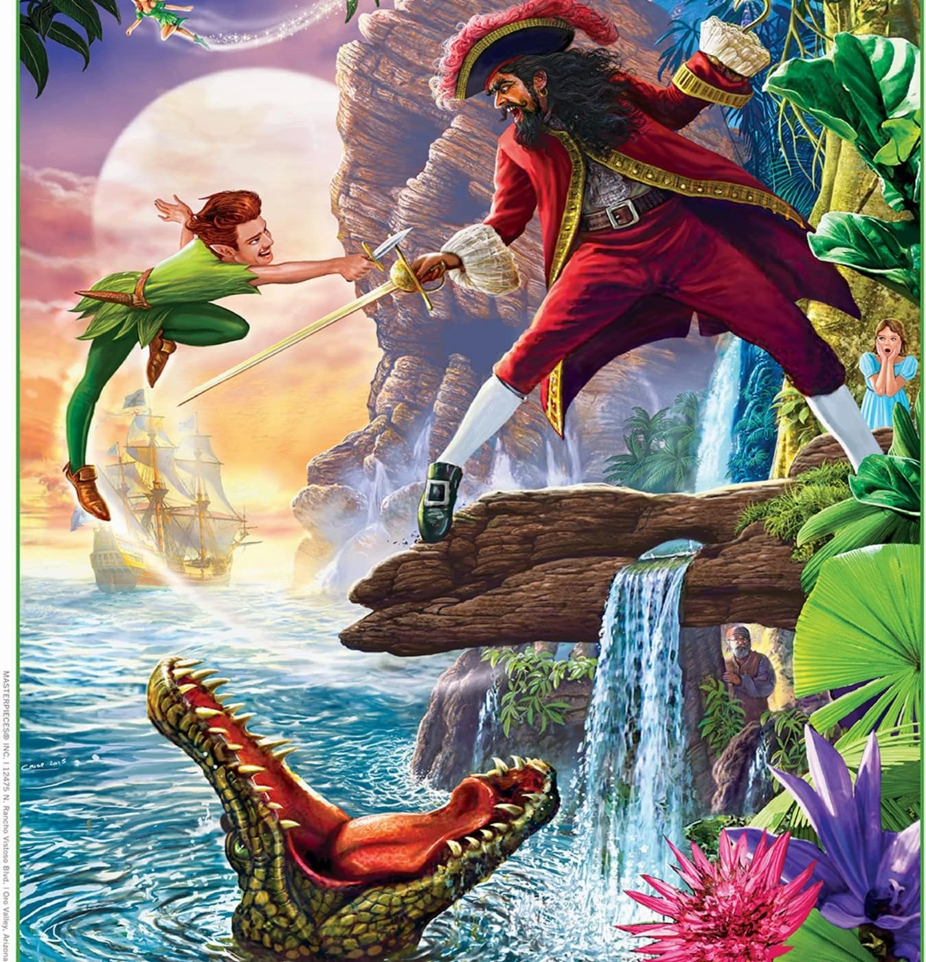 MasterPieces 1000 Piece Jigsaw Puzzle for Adults, Family, Or Youth - Peter Pan - 19.25"x26.75"
