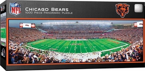 Masterpieces 1000 Piece Sports Jigsaw Puzzle - NFL Endzone & Center View Panoramic - 13"x39"