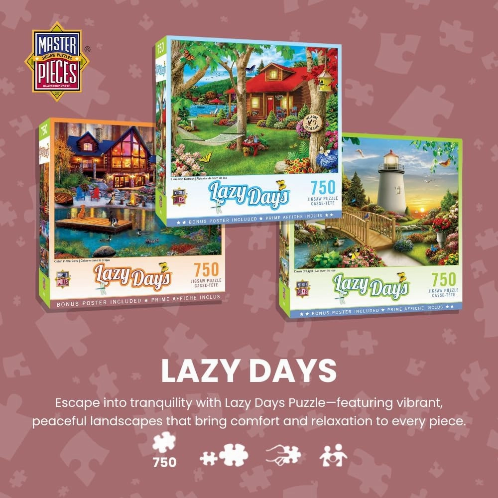 MasterPieces 750 Piece Jigsaw Puzzle for Adults, Family, Or Youth - A Farm's Alive - 18"x24"