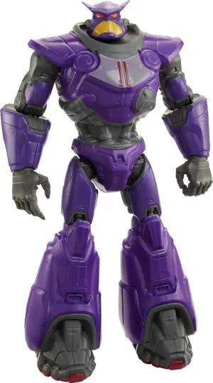 Mattel Disney Pixar Lightyear Large Scale Zurg Action Figure, 13.75 in Tall Authentic Movie Toy 11 Movable Joints, Collectible Gift for Kids 4 Years & Up
