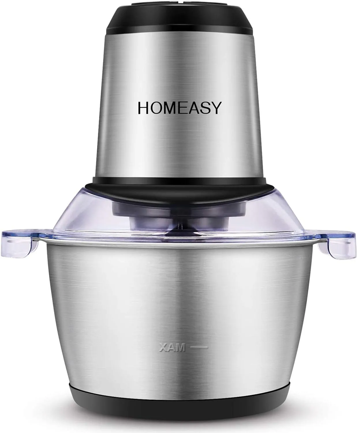 Meat Grinder Electric, Food Processor 2L Stainless Steel Meat Blender Food Chopper for Meat, Vegetables, Fruits and Nuts with 4 Sharp Blades, 350W, 8 Cups