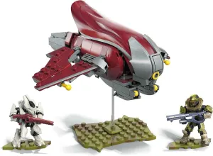 Mega Construx Halo Banshee Breakout Vehicle Halo Infinite Construction Set with Spartan Recon Character Figure, Building Toys for Kids