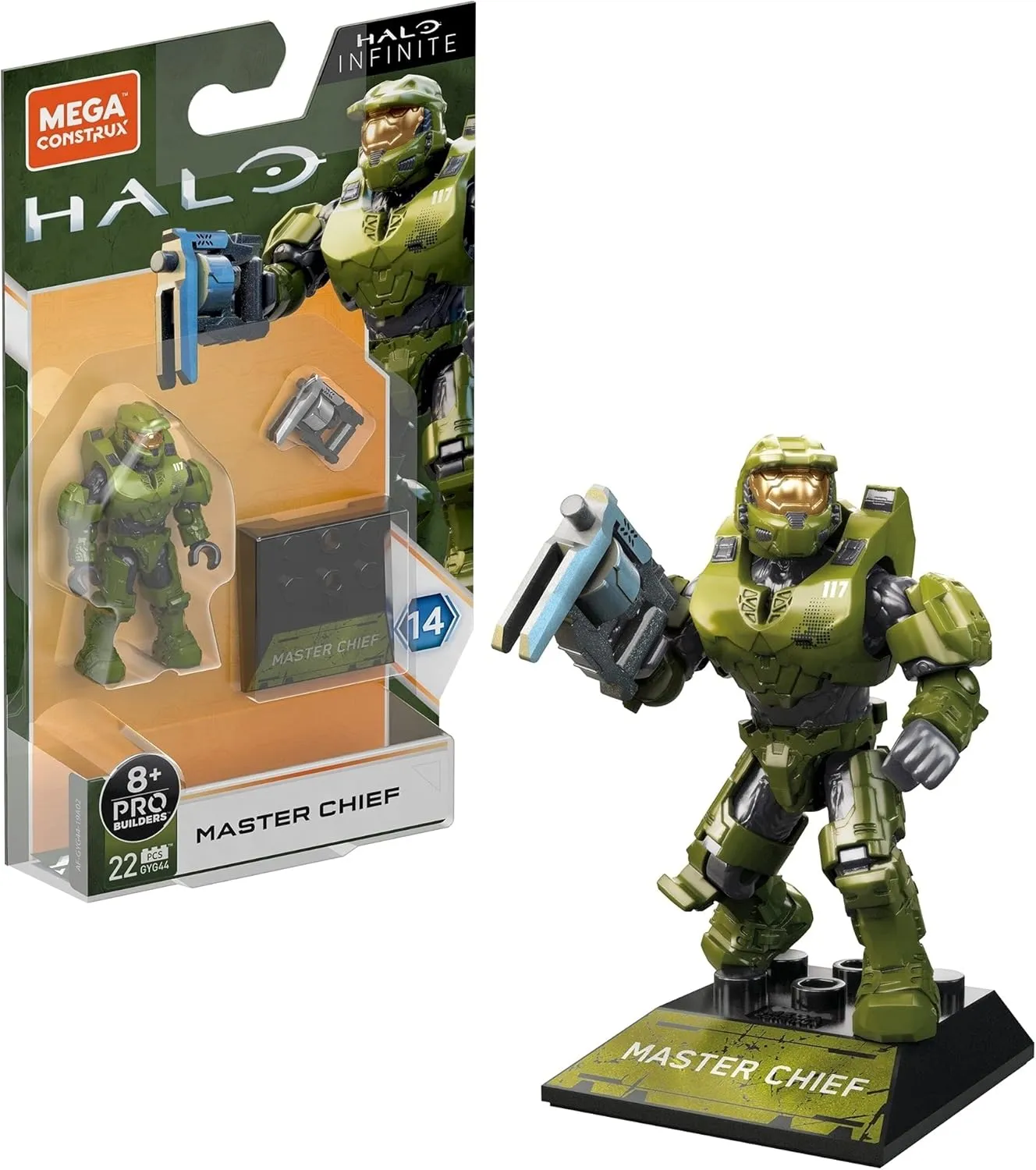 Mega Construx Halo Infinite Heroes Series 14 Master Chief Mini Figure