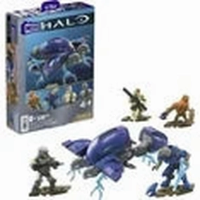 MEGA Halo Ghost of Requiem Toy Vehicle Building Kit with 4 Figures (135 Pieces)