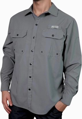 Men's UV UPF 50  Sun Protection Long Sleeve Shirt, Fishing Shirts for Men, Poncho Shirts for Men, Button Up Shirts for Men