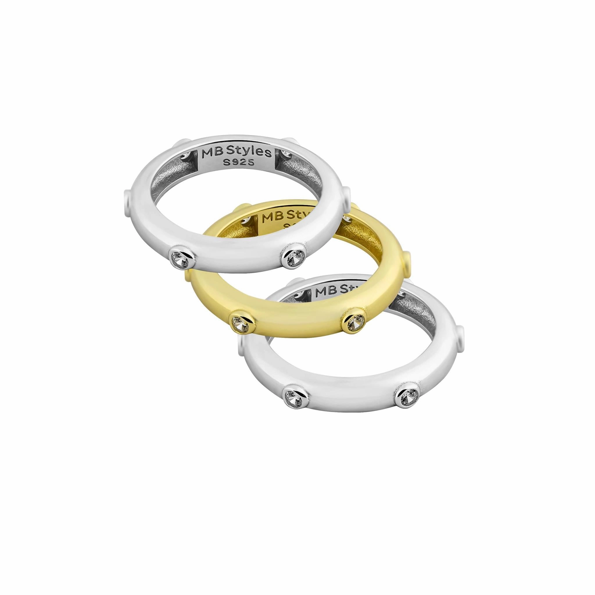 Metal Stackable Rings
