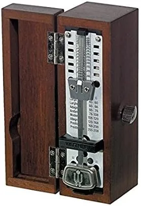 METRONOMO MADERA - Wittner (880210) (Sistem Taktell) (Mini) (Caoba)