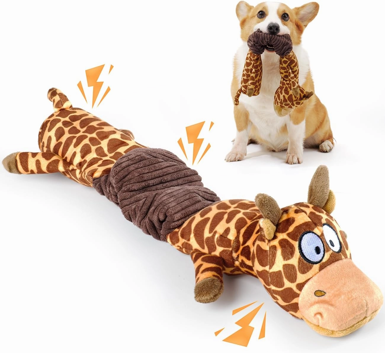 MEWMINGLE Durable Giraffe Chew Toy