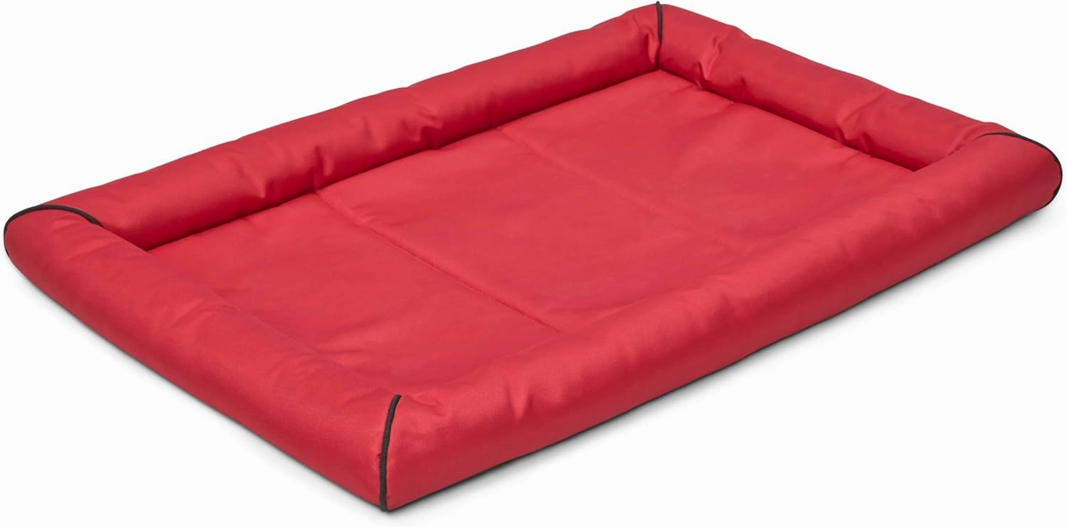 MidWest Homes for Pets Water Repellant Easy Wipe Clean Ultra-Rugged MAXX Dog Beds, Super Durable Dog Bed Designed to Fit 42-inch Dog Crates, Features Slip Resistant Bottom, Part 40542-RD, Red