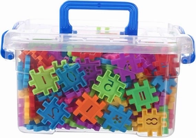Milisten 220Pcs Educational for Plastic Shape Recognition Plaything with Storage Box for Creativity and Imagination Development
