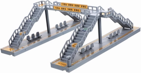 Milisten 2 Sets Footbridge Model for Sand Table Decoration DIY Miniature Footbridge Decor Stylish Design for Home Scenery Props Safe Material