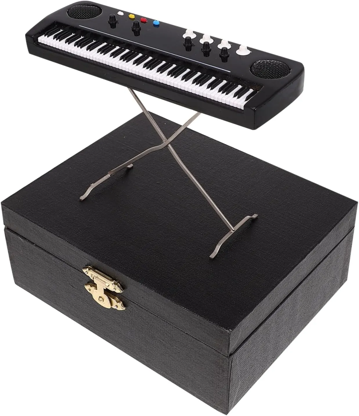 Miniature Electronic Organ Decor Electronic Organ Ornament for Mini House Scene Layout for Boy Girl to Miniature Musical Room Style Style