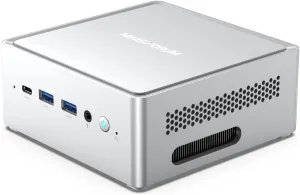 MINISFORUM NAB9 Intel Core i9-12900HK(14C/20T, up to 5.0GHz) Mini PC 32GB RAM 1TB SSD, 2x HDMI | 2x USB-C Four 4K@60Hz Video Outputs Small, 2x2.5G RJ45, 4x USB3.2 Intel Iris Xe Graphics Micro Computer