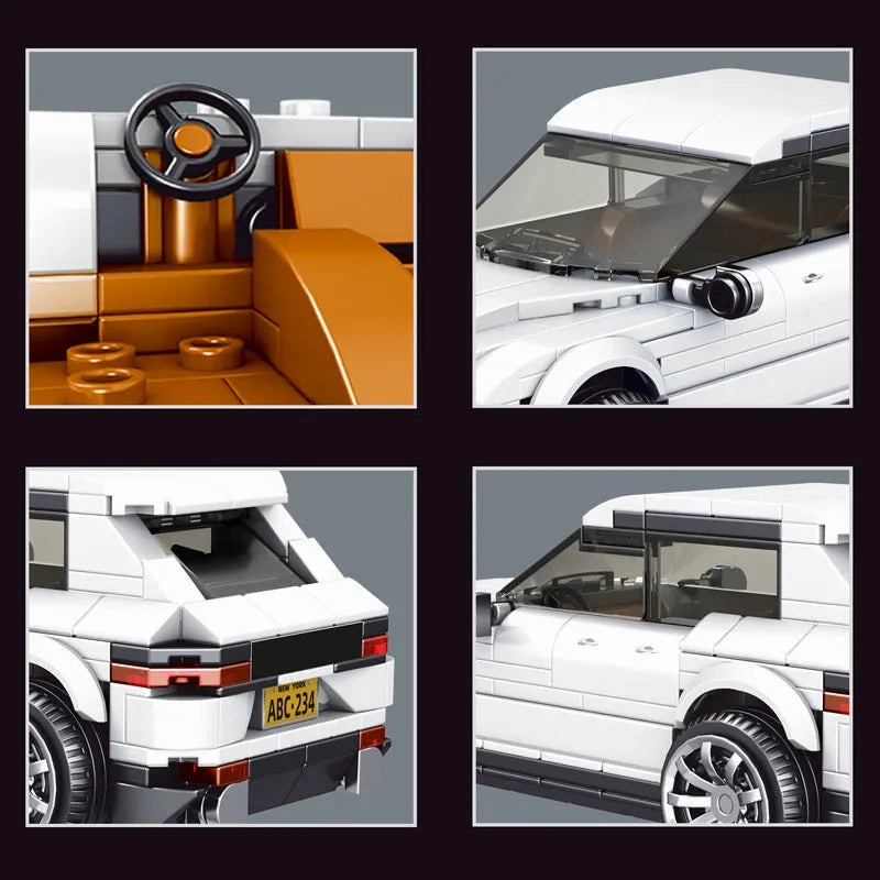 MOC 27025 Mini Off Road Porsche Cayenne SUV Car Bricks Toys