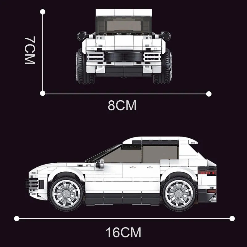 MOC 27025 Mini Off Road Porsche Cayenne SUV Car Bricks Toys