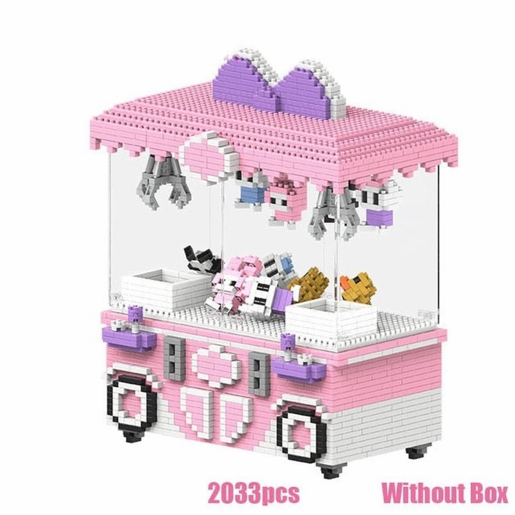 MOC NON  Classic Mini Building Blocks Cartoon Fighter Game Model Clip Doll City Room Aade Montessori Building Bricks