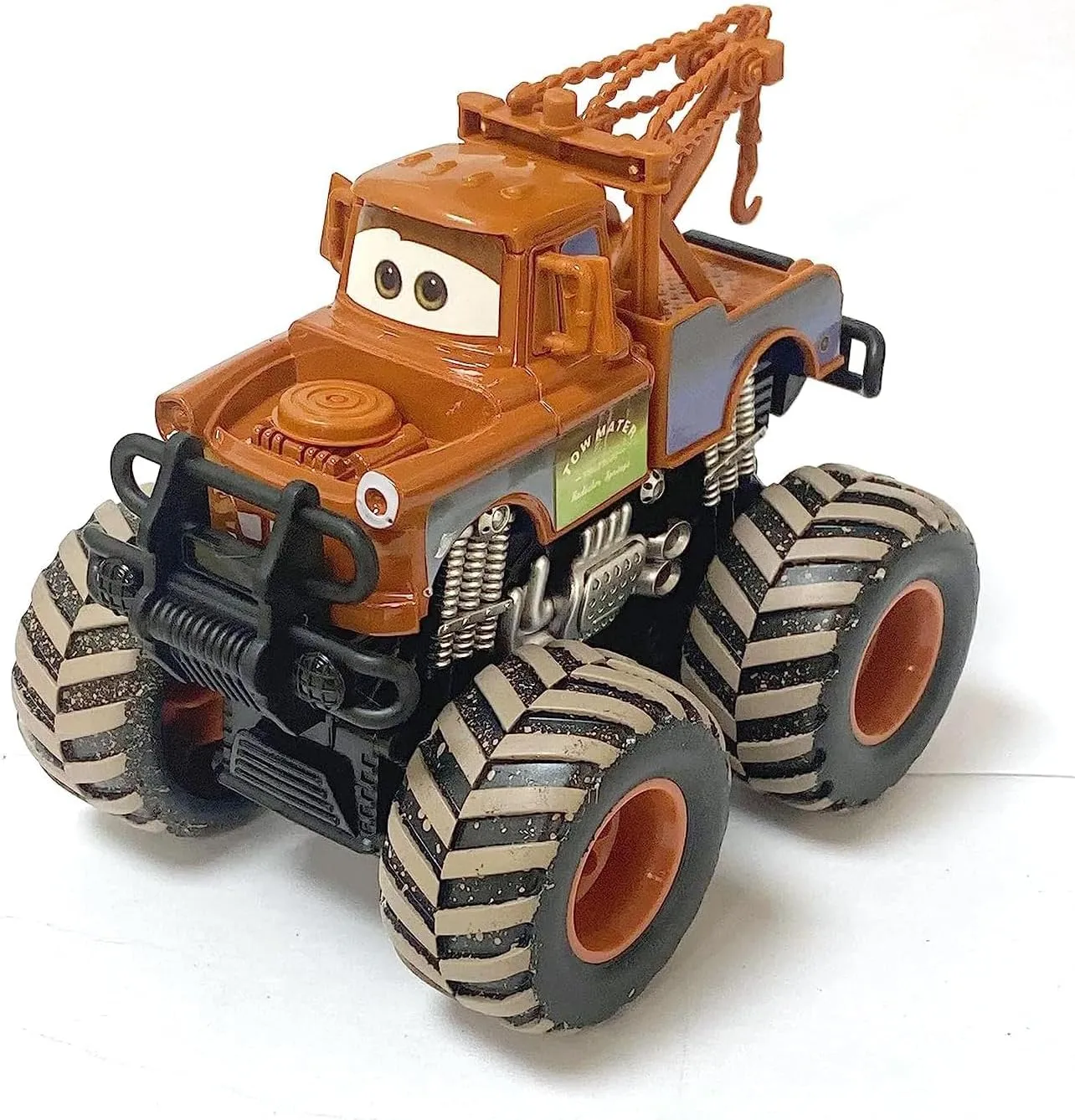Movie Cars 3 Giant Wheels Cars 1：55 Diecast Vehicles Toys Set Oversized Children Car Toy (Big Tire Mater)