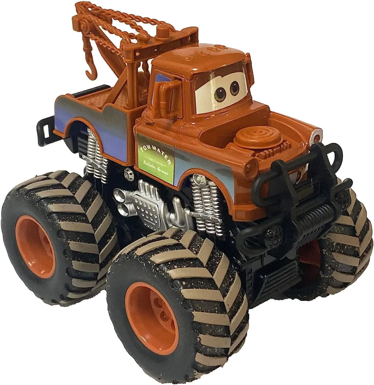 Movie Cars 3 Giant Wheels Cars 1：55 Diecast Vehicles Toys Set Oversized Children Car Toy (Big Tire Mater)