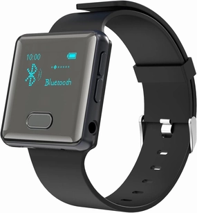 MP3 Player with Bluetooth,Sport Bluetooth MP3 Player with Watch Band and Clip for Running Climbing Hiking Cycling Jogging Yoga with Voice Recorder Clock Micro SD Card up to 128GB