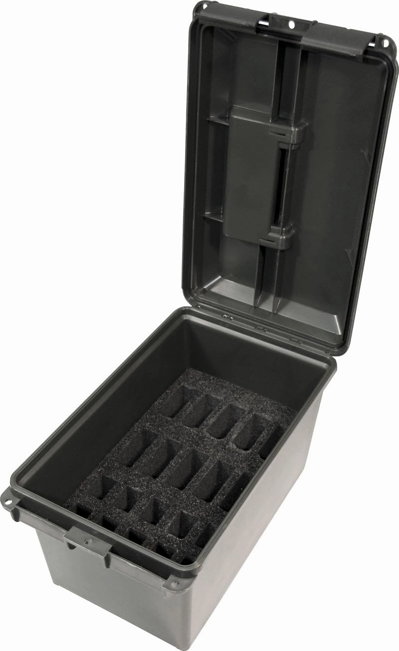 MTM TMCLE Tactical Mag Can Multi Mag for 223/5.56 Magazines and 9mm to 45 ACP Magazine Storage, USA Made, Black