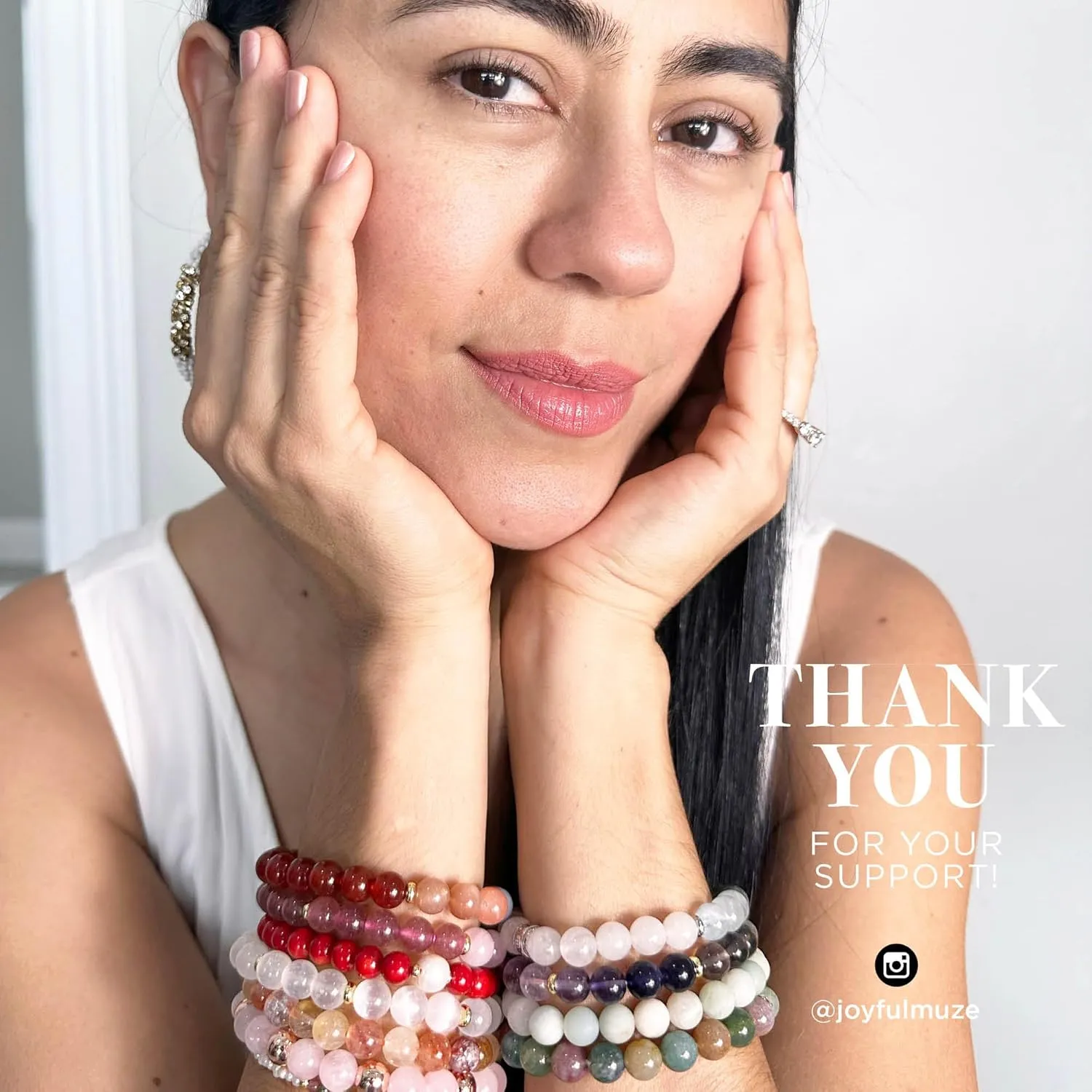 Natural Red Orange Coral and White Freshwater Pearl, Stretch Stacking Bracelets, Costal Summer Jewelry, Handmade Gift for Women and Men, Fit 6.5-7 inch Wrist (Coral-Pearl)