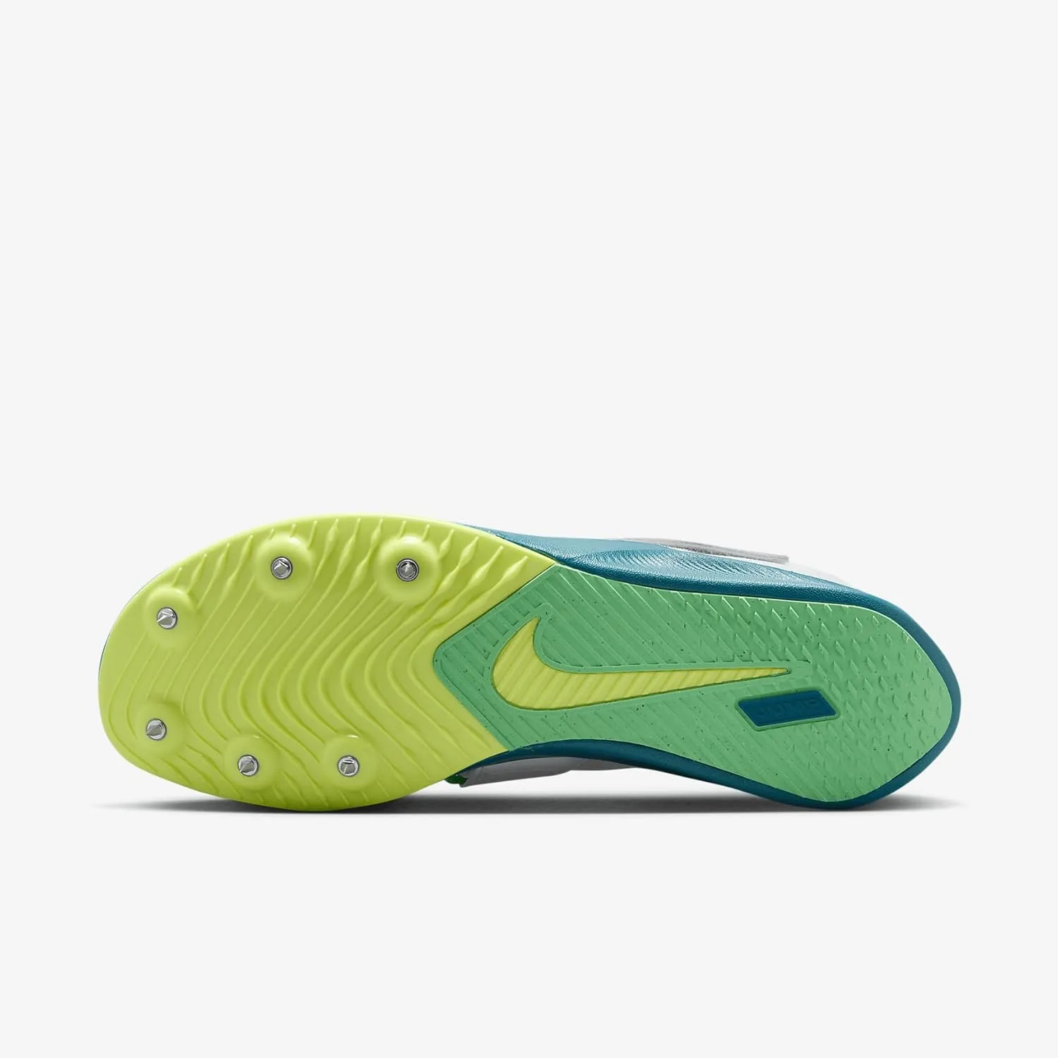 Nike Rival Jump Track & Field Jumping Spikes (DR2756-100, White/Barely Green/Volt/Bright Spruce)