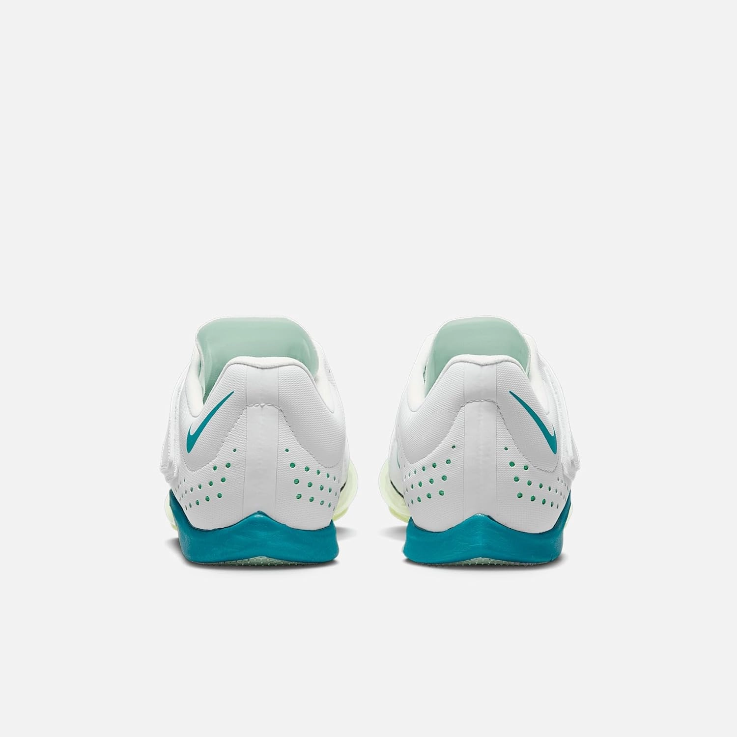 Nike Long Jump Elite Track & Field Jumping Spikes (FZ9326-100, White/Barely Green/Bright Spruce)