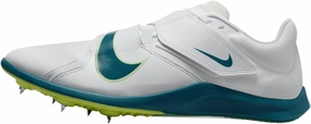 Nike Rival Jump Track & Field Jumping Spikes (DR2756-100, White/Barely Green/Volt/Bright Spruce)