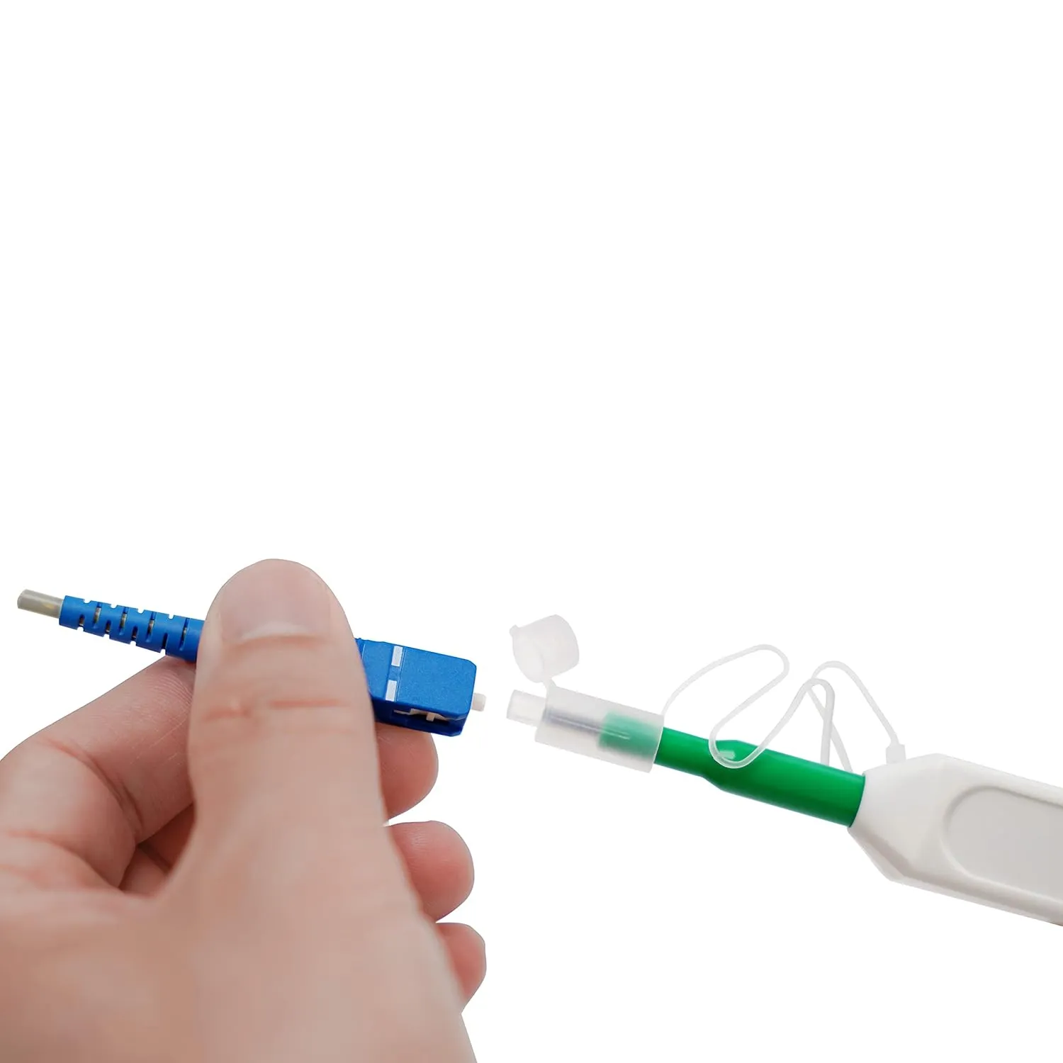 One Click Fiber Optic Cleaning Pen - CSILU CFC-25 Fiber Optic Cleaning Pen for 2.5mm sc fc st connectors. with 800  Cleans Fiber Cleaner (FC/SC/ST)