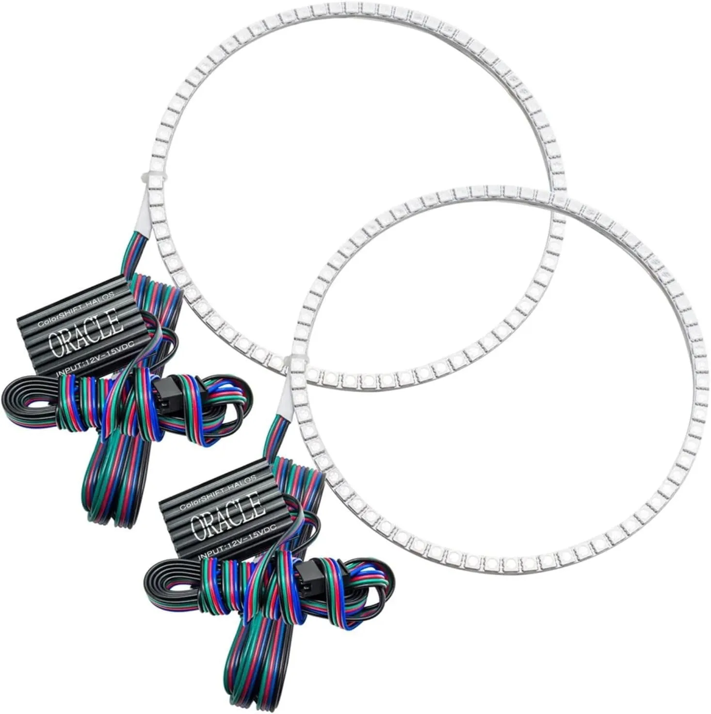 ORACLE Lighting 1471-333 ColorSHIFT Headlight Halo Kit with DRL Bar fits 2021 2024 Bronco Base Headlights - Includes 2.0 Controller - Bright Output with Less Power Consumption