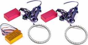 Oracle Lighting 1243-333 07-14 Wragler LED FogLight Halo Colorshift, 1 Pack