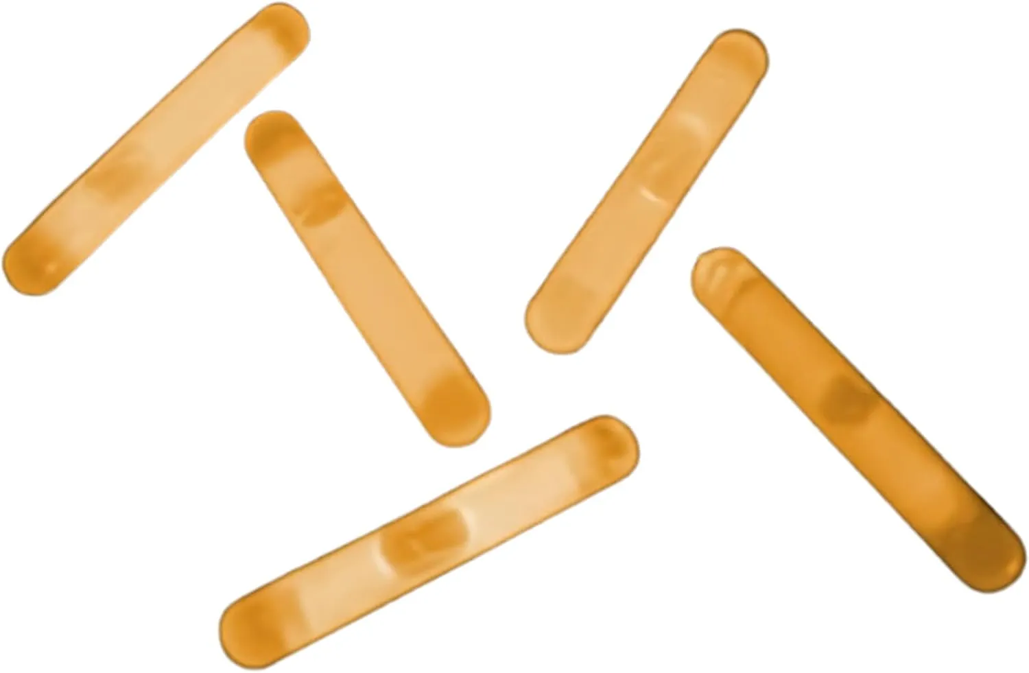 Orange Night Golf Glow Sticks Refills for Glow-in-The-Dark Golf Balls, Pack of 50