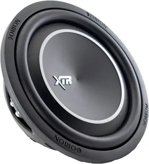 ORION XTR10SWD4 XTR Series 10” Shallow Mount Subwoofer, 400W RMS, 1600W Max Power, Dual 4 Ohm Voice Coils, Slim Profile for Tight Spaces, High-Performance Car Speaker for Car Audio Enthusiasts