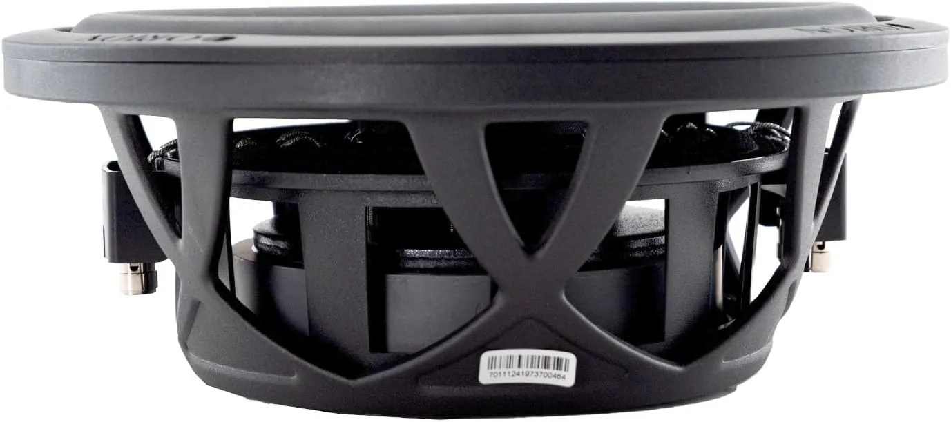 ORION XTR10SWD4 XTR Series 10” Shallow Mount Subwoofer, 400W RMS, 1600W Max Power, Dual 4 Ohm Voice Coils, Slim Profile for Tight Spaces, High-Performance Car Speaker for Car Audio Enthusiasts