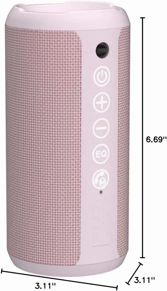 Ortizan Portable Bluetooth Speakers, IPX7 Waterproof Wireless Speaker with 24W Loud Stereo Sound, Deep Bass, Bluetooth 5.3, RGB Lights, Dual Pairing, 30H Playtime for Home, Outdoor, Party