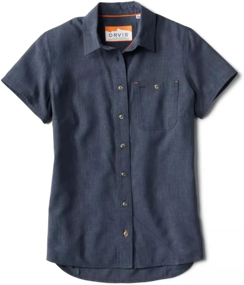 Orvis Women's Short-Sleeved Tech Chambray Work Shirt