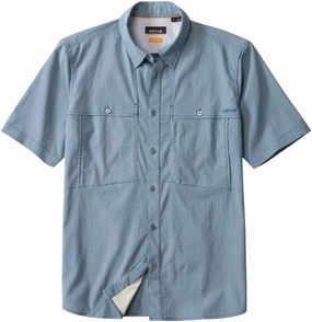 Orvis Men's Open Air Caster Short-Sleeved Solid Shirt