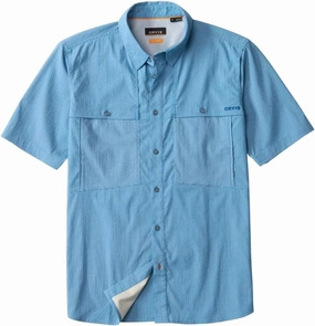 Orvis Men's Open Air Caster Short-Sleeved Solid Shirt