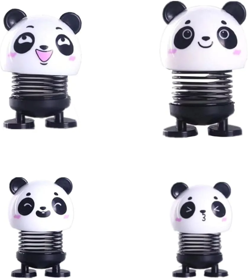 Panda car Spring Doll car Accessories Home furnishings Decompression Panda Doll Toy Kids Toys