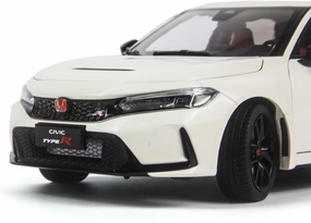 PAUDI Model 1/18 Scale Diecast Model Cars 2023 Civic Type-R FL5 for Adults Collection White