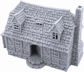 Perfectly Normal House by Printable Scenery, 3D Printed Tabletop RPG Scenery and Wargame Terrain 28mm Miniatures