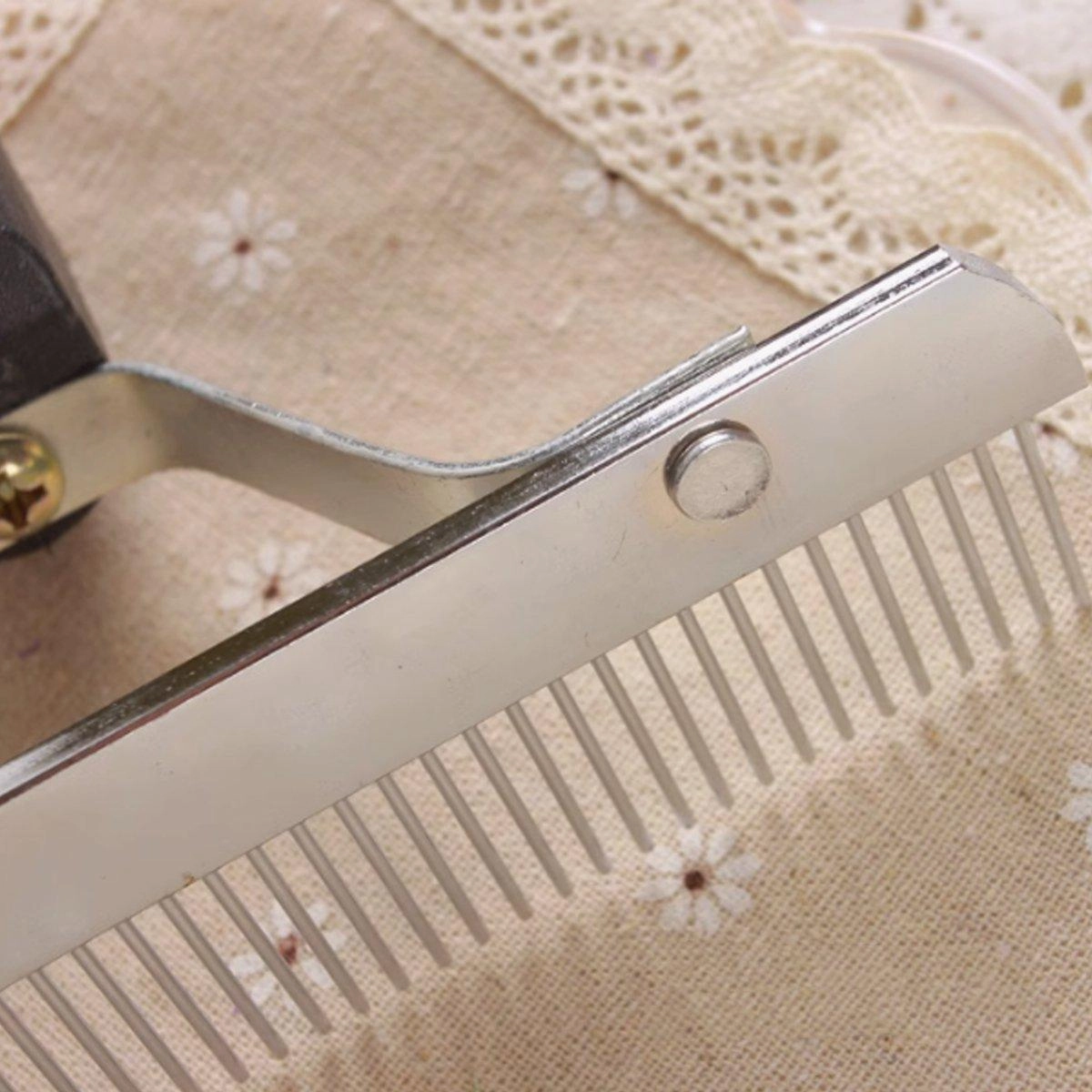 Pet Comb Extra-Large Rake Comb Grooming Brush Deshedding Tool Beauty Comb Dogs