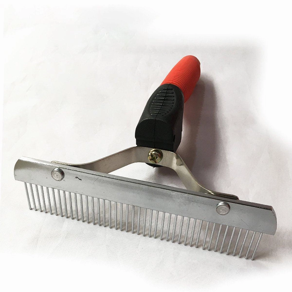 Pet Comb Extra-Large Rake Comb Grooming Brush Deshedding Tool Beauty Comb Dogs