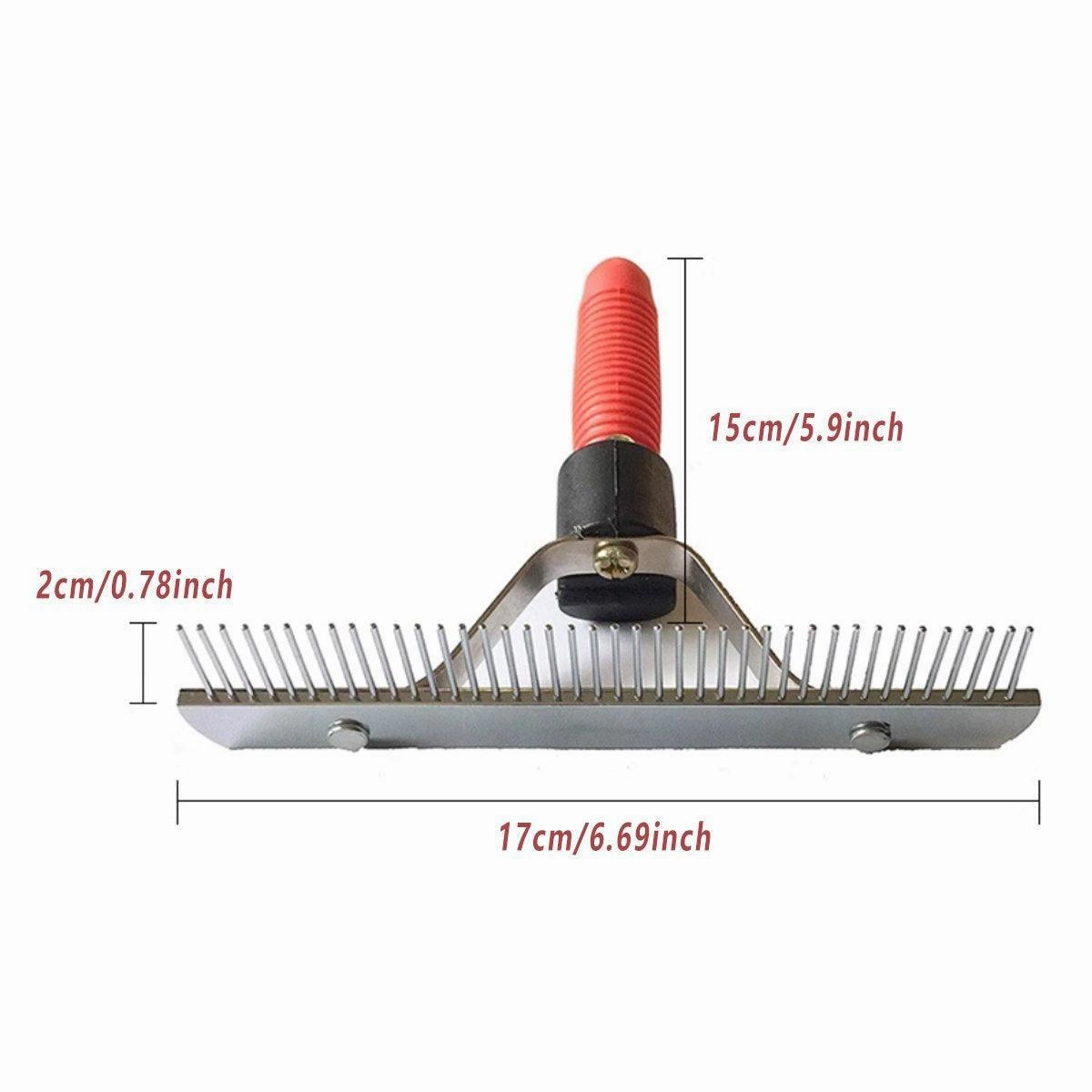 Pet Comb Extra-Large Rake Comb Grooming Brush Deshedding Tool Beauty Comb Dogs