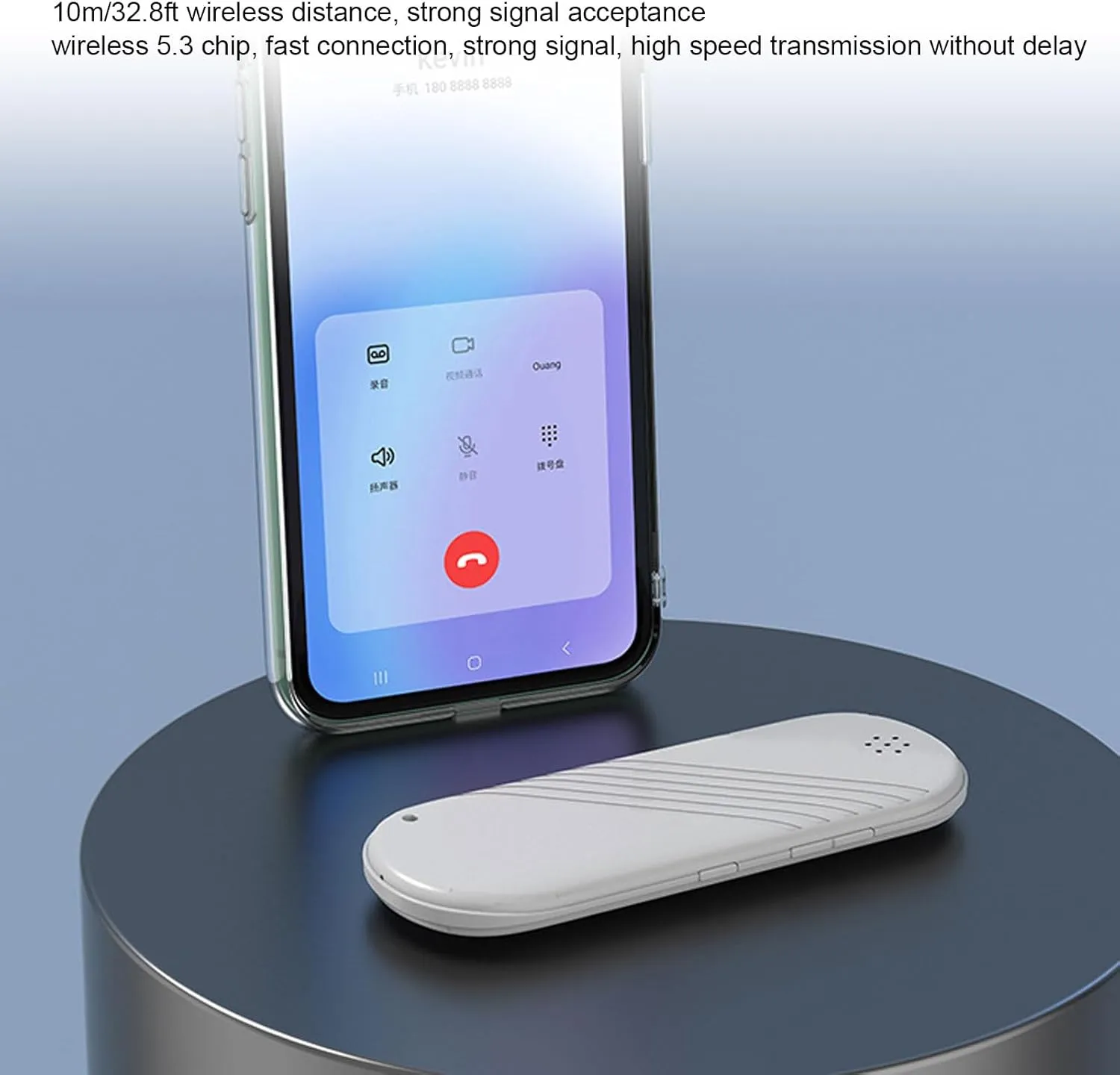 Pillow Speaker Bluetooth Sleep Headphones for Man and Women, Mini Deep Bass Stereo Conduction Pillow Speaker for Home Facial Travel Sunbathing Camping Solutions for Insomnia